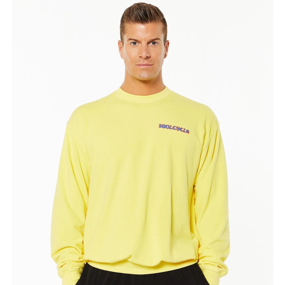 NWT Soulcycle Yellow Pullover